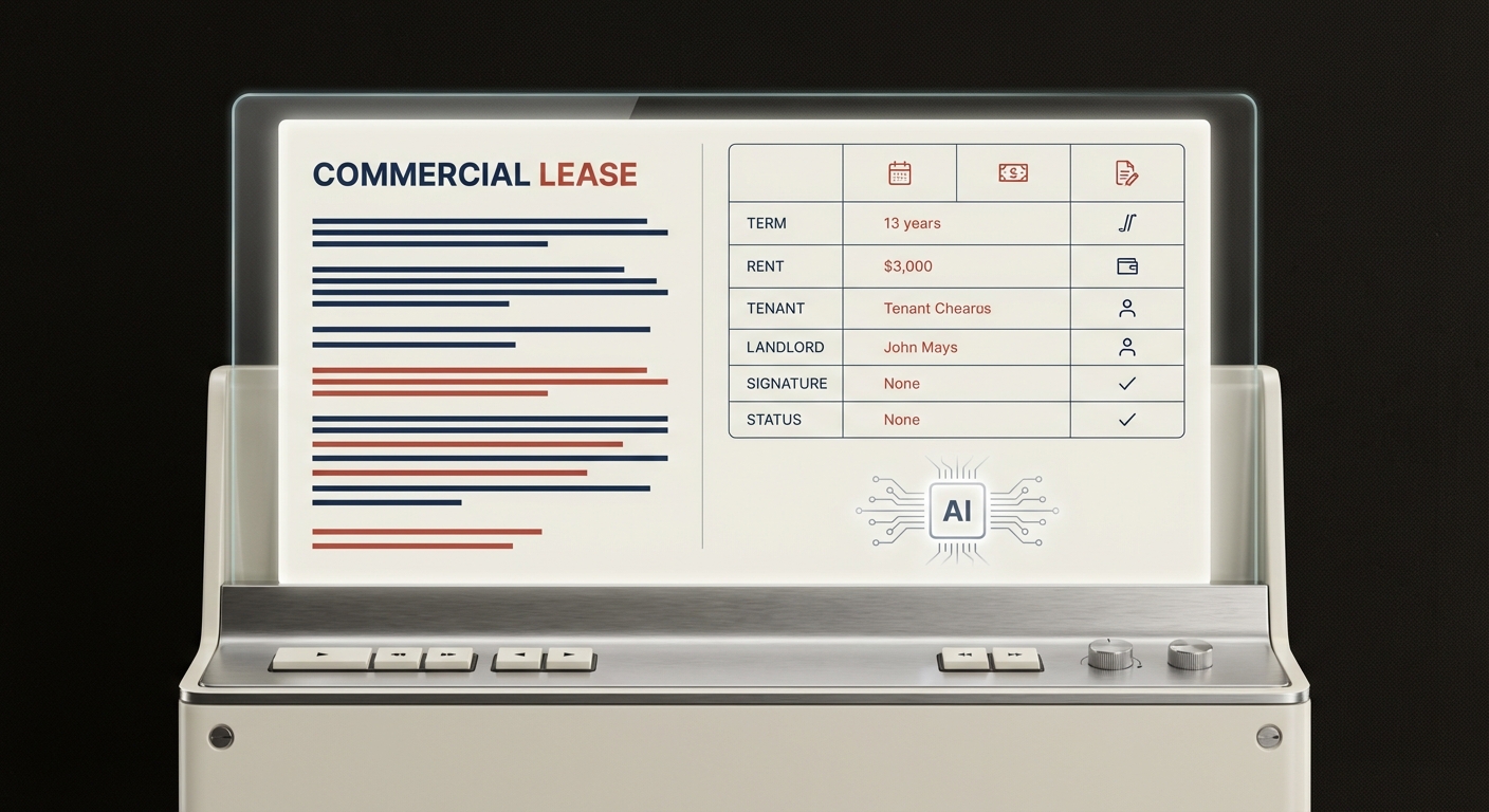 AI Lease Abstraction Automated Lease Review wi... Docmods
